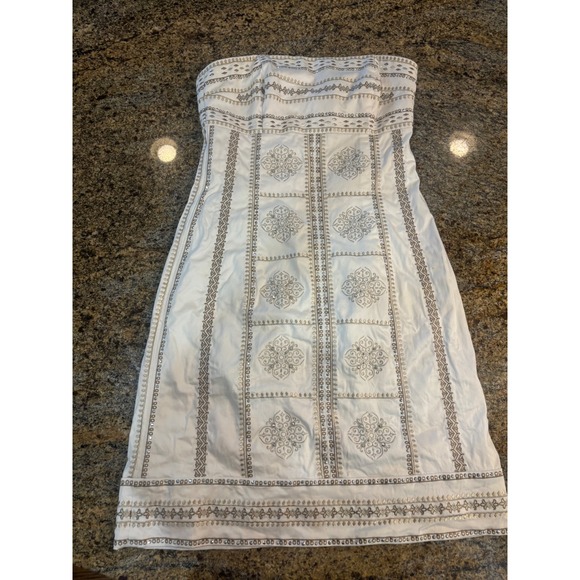 White House Black Market Dress‎ Size 00 Strapless Embellished Party Cocktail - Picture 1 of 13